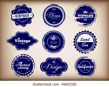 Vintage Retro Badges