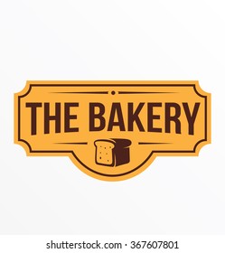 Vintage Retro Bakery Logo Badge