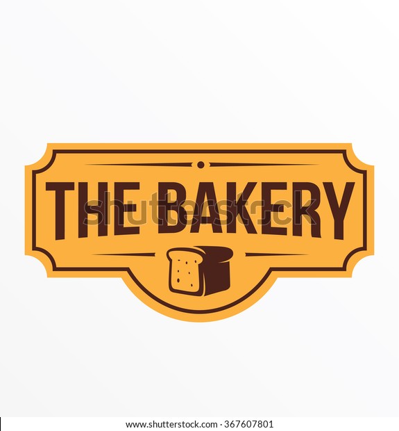 Vintage Retro Bakery Logo Badge Stock Vector (Royalty Free) 367607801 ...