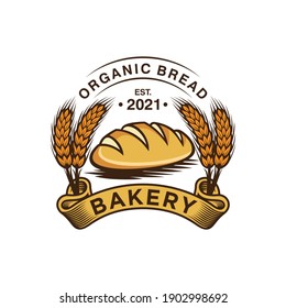 Vintage Retro Bakery Logo Badges And Labels Stock Vector