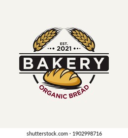 Vintage Retro Bakery Logo Badges And Labels Stock Vector