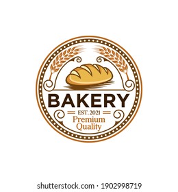 French Baguette Frame Badge Logo Template Stock Vector (Royalty Free ...