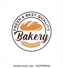 Vintage Retro Bakery Logo Badges And Labels Stock Vector, bakery home use, bakery, food market, cafe, restaurant etc. Vector Illustration