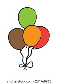 Vintage Retro Balloons