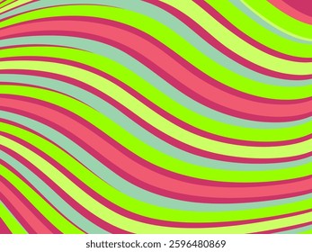 Vintage retro banner background. Colorful grunge wave wallpaper. Vector illustration. Twist party backround pattern.	