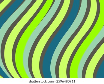 Vintage retro banner background. Colorful grunge wave wallpaper. Vector illustration. Twist party backround pattern.	