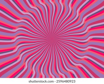 Vintage retro banner background. Colorful grunge wave wallpaper. Vector illustration. Twist party backround pattern.	