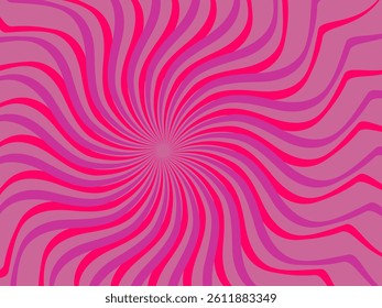 Vintage retro banner background. Colorful grunge wave wallpaper. Vector illustration. Twist party backround pattern.	