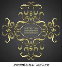 Vintage retro banner. Vector illustration