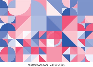 Vintage retro bauhaus design vector covers set. Swiss style colorful geometric compositions for book covers, posters, flyers, magazines, business annual reports