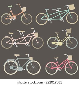Vintage Retro Bicycle Background