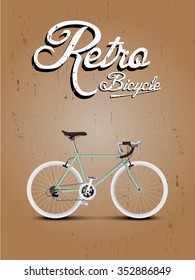 Vintage Retro Bicycle Background