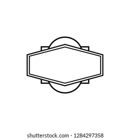 vintage retro blank labels logo