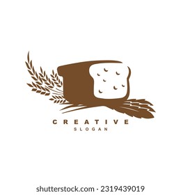 Vintage retro bread pastry logo design. Homemade bakery logo for your brand or business