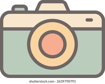 Vintage Retro Camera Illustration Design