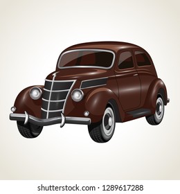 Vintage retro car