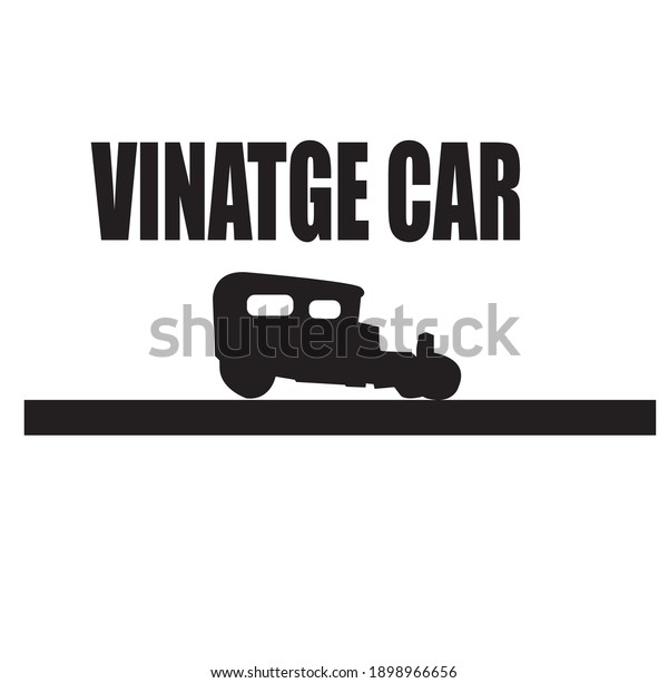 Vintage Retro Car Icon Illustrator Isolated Background\
eps 10
