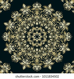Vintage retro ceramic tile pattern. Vector tile Pattern. Antique retro ceramic tile patter can be used for wallpaper, background, surface textures. EPS 10