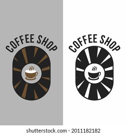 vintage retro coffee shop logo