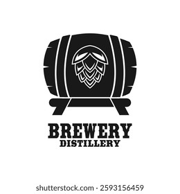 Vintage retro craft brewery logo design. logo suitable for brewing or beer campany