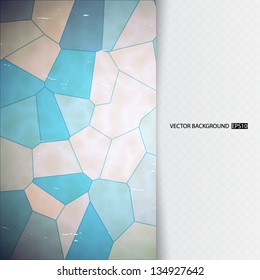 Vintage retro crystallize background. EPS10 vector