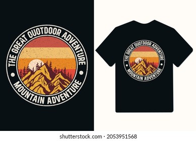 Vintage retro custom unique fishing mountain beach hunting wild t shirt design.
100% free design you can use anywhere. 