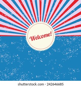 vintage retro design template