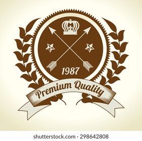Vintage retro design, vector illustration eps 10.