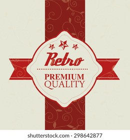 Vintage retro design, vector illustration eps 10.