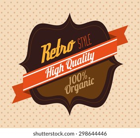 Vintage retro design, vector illustration eps 10.