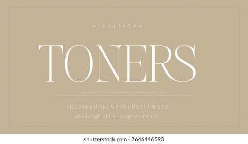 Antiguas Retro Display Vector de fuentes