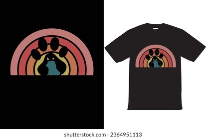 Vintage Retro Dog T shirt Design For Animal Lover