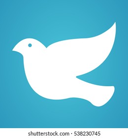Vintage and retro dove design. Vector illustration.