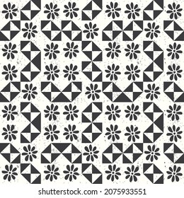 Vintage Retro Floral Flower Tile Phone Case Background Stationary Fashion Textile Repeat Seamless Pattern