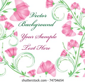 vintage retro flower pattern