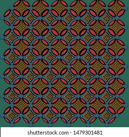 vintage retro graphic pattern print