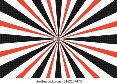 Vintage retro halftone burst background