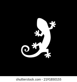 vintage retro hipster gecko logo vector outline monoline art icon