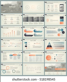 Vintage retro infographic elements for presentation templates. Leaflet, Annual report, book cover design. Brochure, layout, Flyer layout template design. Easy to edit.