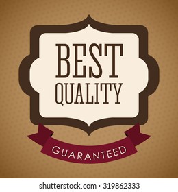 Vintage and retro label design, vector illustration
