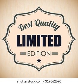 Vintage and retro label design, vector illustration
