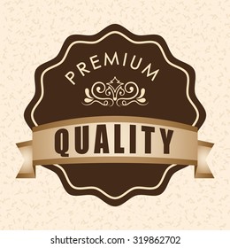 Vintage and retro label design, vector illustration