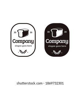 Vintage retro label emblem bakery logo icon vector