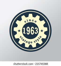 Vintage Retro Label. Vector design.