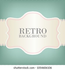 vintage retro label. vector illustration