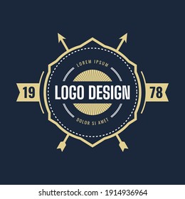 vintage retro logo emblem, vector emblem, sign vector, label stamp