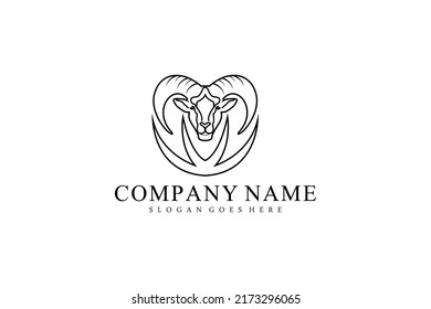 Vintage Retro Longhorn Bull Buffalo Cow for Western Countryside Farm Ranch Country logo design