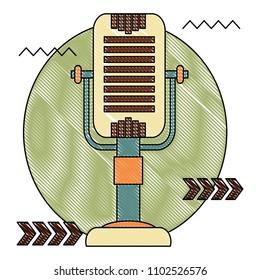 vintage retro microphone classic equipment