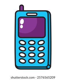Vintage retro mobile phone design