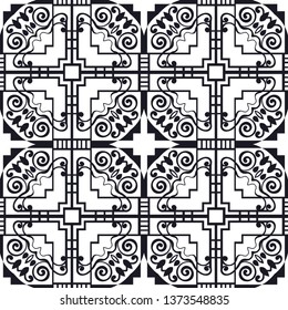 Vintage retro modern art deco ornamental seamless pattern